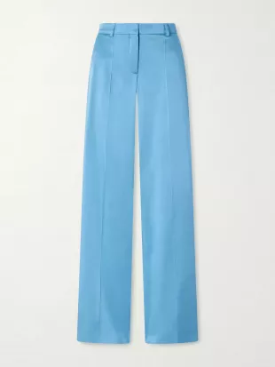 Satin Straight Leg Pants