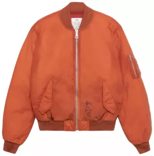 Waxed Built Bomber Jacket 'Rust'