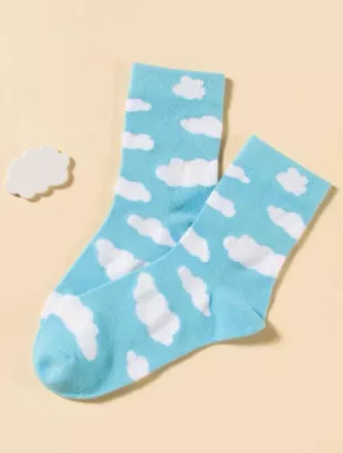 Blue Cloud Socks