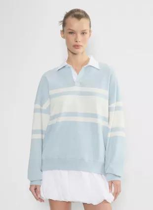 Relaxed Cotton Jersey Rugby Shirt