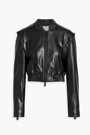 Doreen Cropped Bomber Jacket