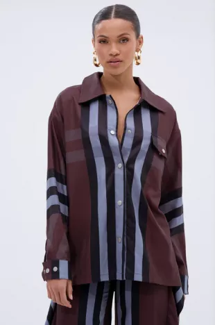 Luxury Life Plaid Button Down