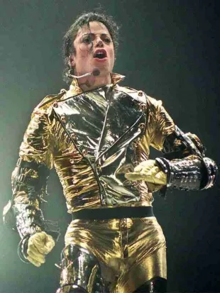 Michael Jackson History World Tour Gold Jacket