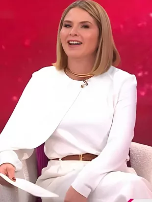 The Today Show 2026 Jenna Bush Hager Drape Sleeve Blouse