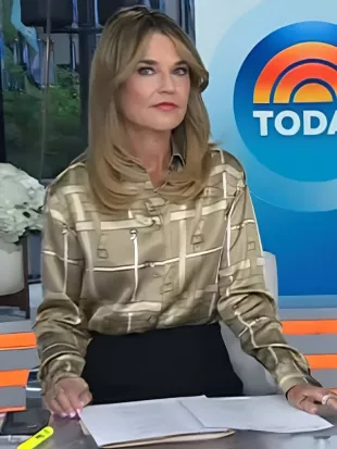 The Today Show 2026 Savannah Guthrie Beige Shirt