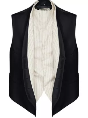 Imperfect Women Kerry Washington Striped-Panel Waistcoat