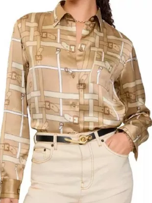 The Today Show Savannah Guthrie Beige Shirt