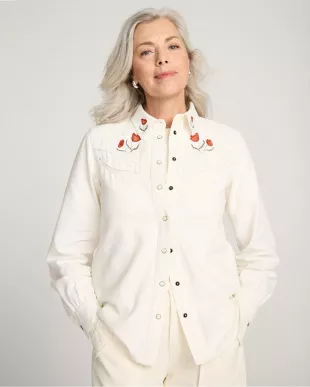 Embroidered Western Shirt