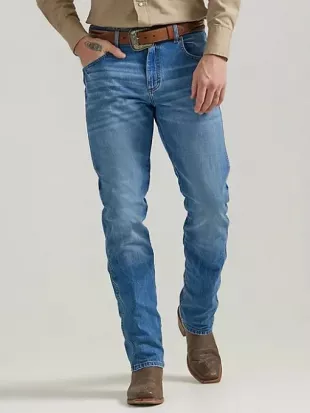 Retro® Diamond Acres Slim Fit Straight Leg Jean