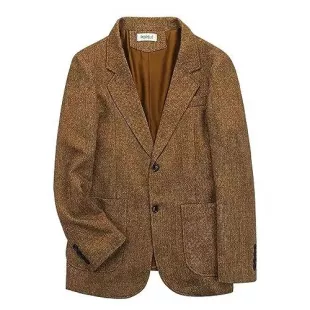 Herringbone Tweed Suit Jacket