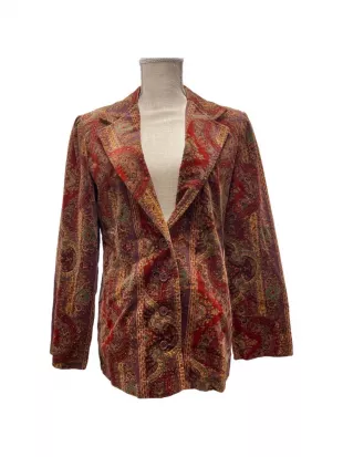 Velvet Blazer Bohemiam Suburban Separates Country Miss