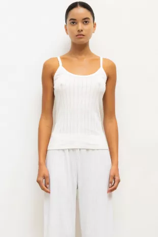 Pointelle Tank