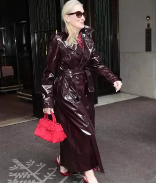 Leather Trench Coat