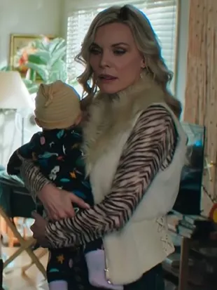 Margos Got Money Troubles Michelle Pfeiffer Faux Fur Vest