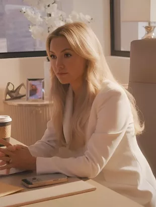 Running Point S02 Kate Hudson White Blazer