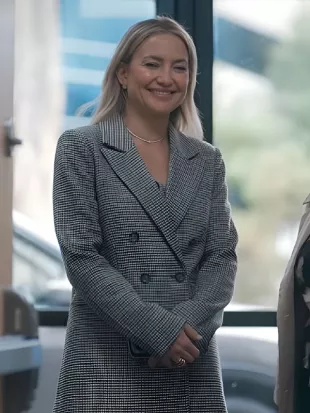 Running Point S2 Kate Hudson Double Breasted Blazer