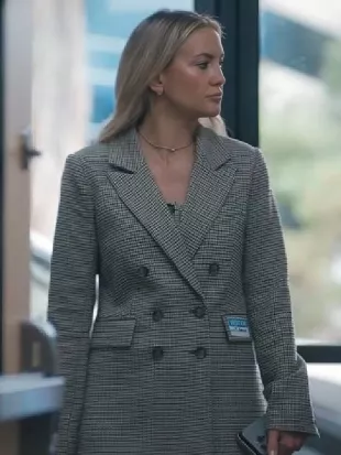Running Point S02 Kate Hudson Double Breasted Blazer