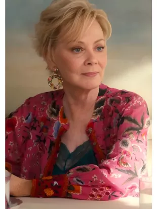 Hacks S05 Jean Smart Pink Floral Blouse