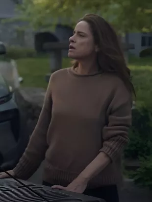 Your Friends and Neighbors S02 Mel Cooper Brown Sweater