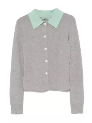 Running Point S02 Brenda Song Grey Cardigan