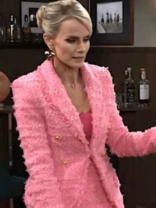 Beyond The Gates 2026 Lauren Buglioli Pink Tweed Blazer