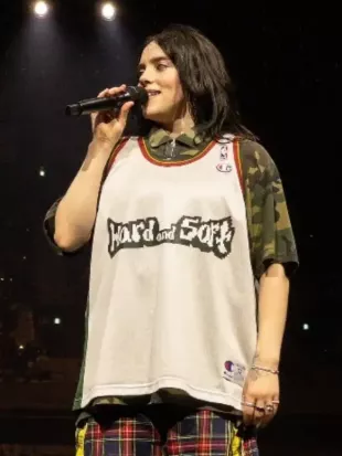 Billie Eilish Hit Me Hard and Soft Tour Tokyo White Jersey