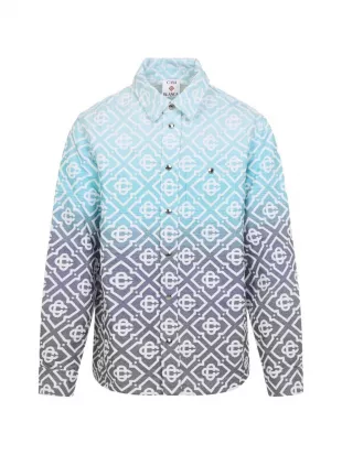 Monogram Gradient Jacquard Shirt Jacket
