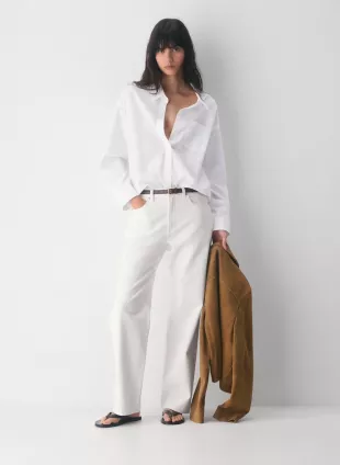 Wilfred Reminisce Relaxed Poplin Shirt