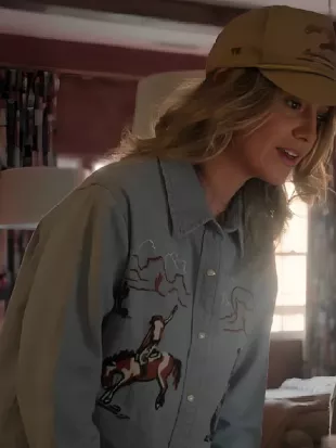 Lainey Wilson Keepin Country Cool Cowboy Denim Shirt