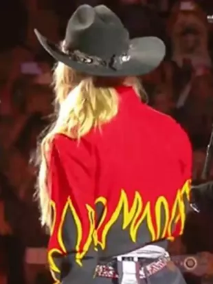Lainey Wilson Keepin Country Cool Flame Print Shirt