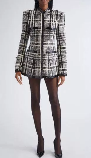 Smith Long Sleeve Tailored Minidress