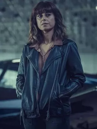 Betrayal S01 Zahra Ahmadi Black Leather Jacket