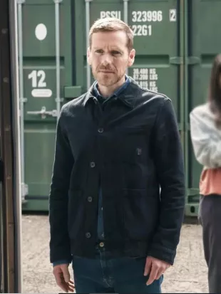 Betrayal S01 Shaun Evans Black Cotton Jacket
