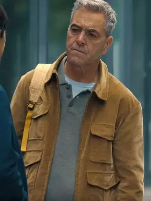 Run Away S01 James Nesbitt Brown Corduroy Jacket