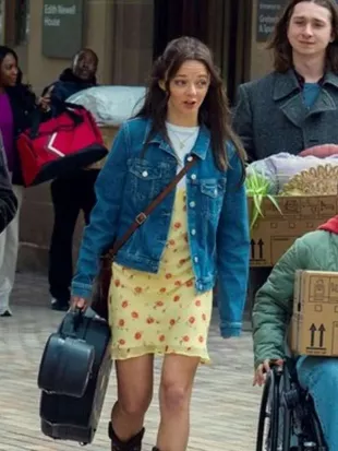 Run Away S01 Ellie de Lange Blue Denim Jacket