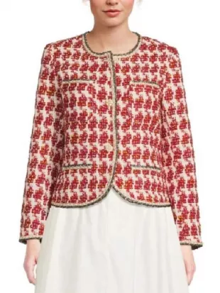 Women’s ​Tweed Button Front Jacket