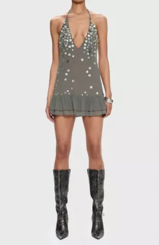 Button Me Up Minidress