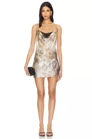 Mirage Printed Dress With Bra