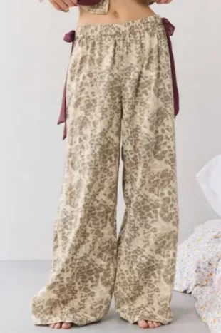 Sweet Nothings Side Tie Bow PJ Pants
