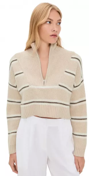 Cropped Hampton Cashmere Sweater