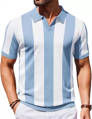 Mens Knit Polo Shirts