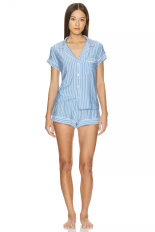 Gisele Printed Shortie PJ Set