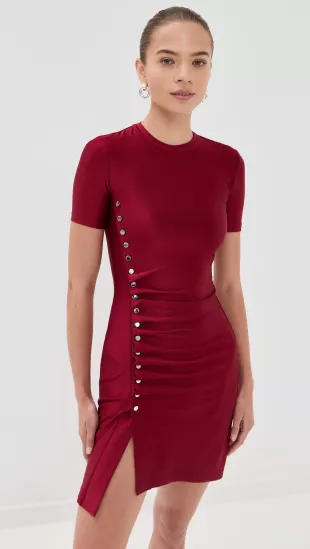 Draped Mini Dress