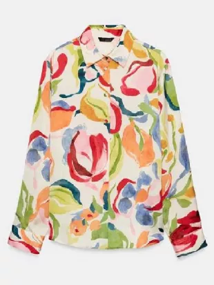 Saturday Night Live UK Emma Sidi Floral Print Shirt