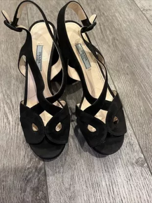 Suede Platform Sandal