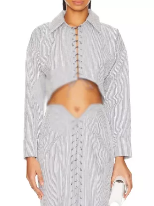 Real Housewives Of Atlanta S17 Kelli Ferrell Lace Up Top