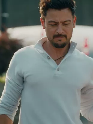 I’ll Be Seeing You 2026 Tyler Hynes White Polo Shirt