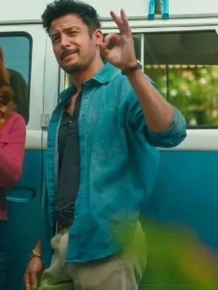 I’ll Be Seeing You Tyler Hynes Blue Denim Shirt
