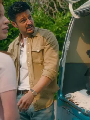 I’ll Be Seeing You Tyler Hynes Beige Shirt
