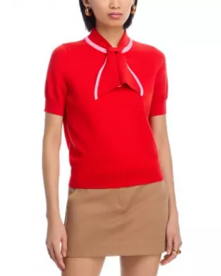 Collared Scarf Top